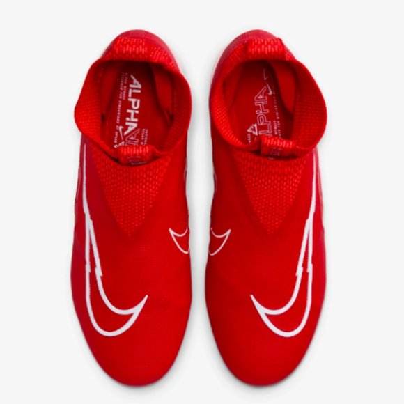 NIKE ALPHA MENACE ELITE 3 FLYKNIT FOOTBALL RED MEN\'S SIZE 10 NEW main image 9